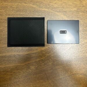 NEW Serge Lutens Small Cosmetic Mirror In Sleeve Case